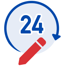 24 hours icon