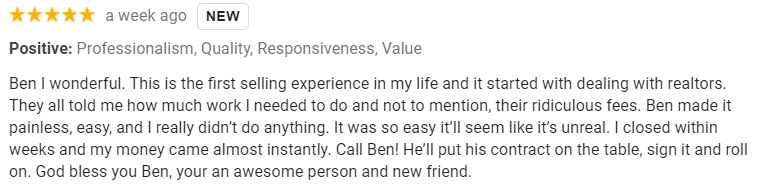 5 Star Rated Home Buyer