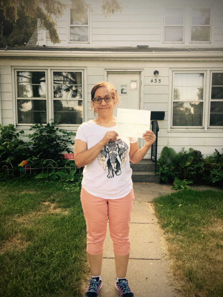 We helped this homeowner sell her home in need of repairs.