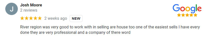 5 star Google review cash buyer