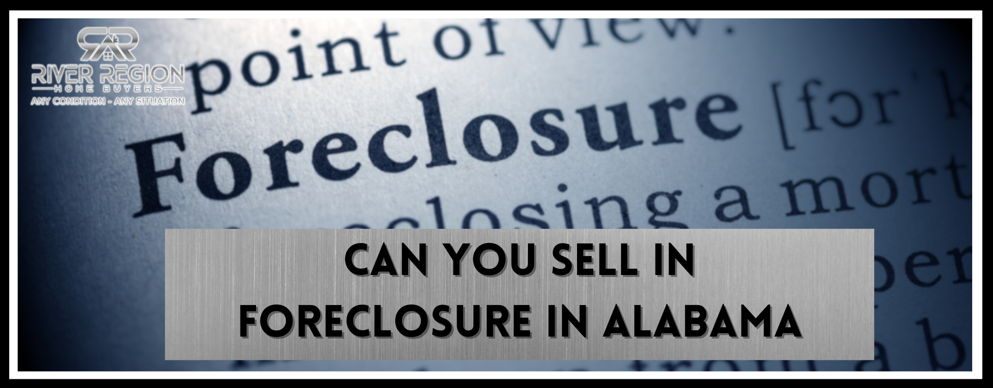 sell my home in foreclosure Alabama