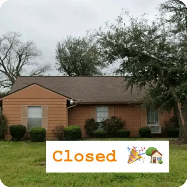 closed real estate deal in Houston TX