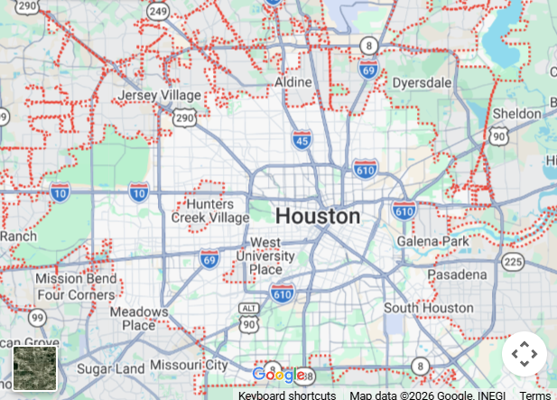 Houston map