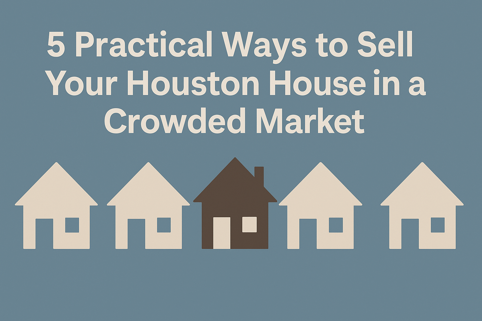 selling a houston house in a crowded market