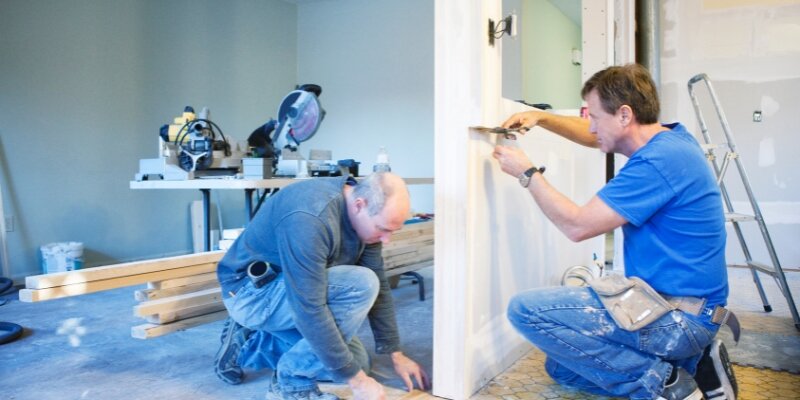 house being renovated