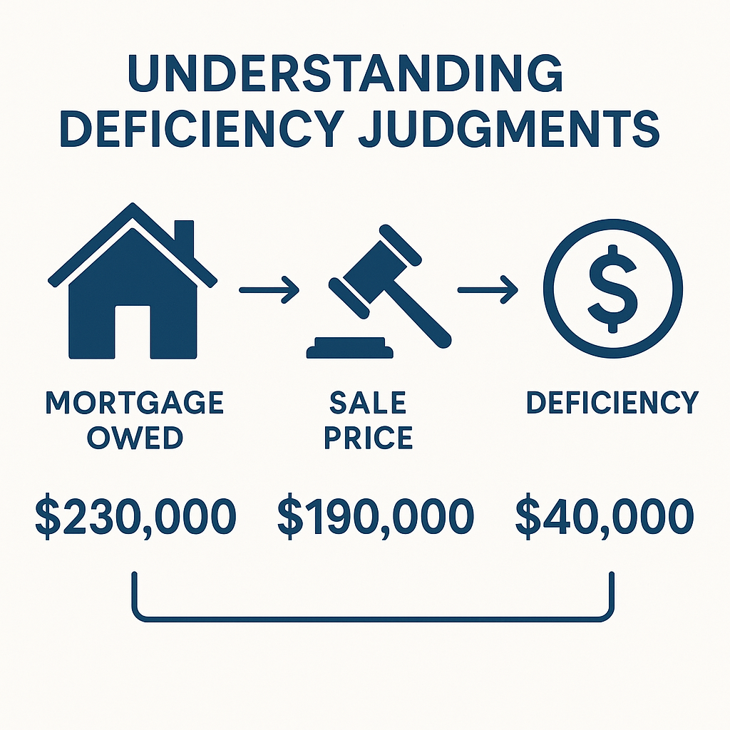 Deficiency judgments visual math