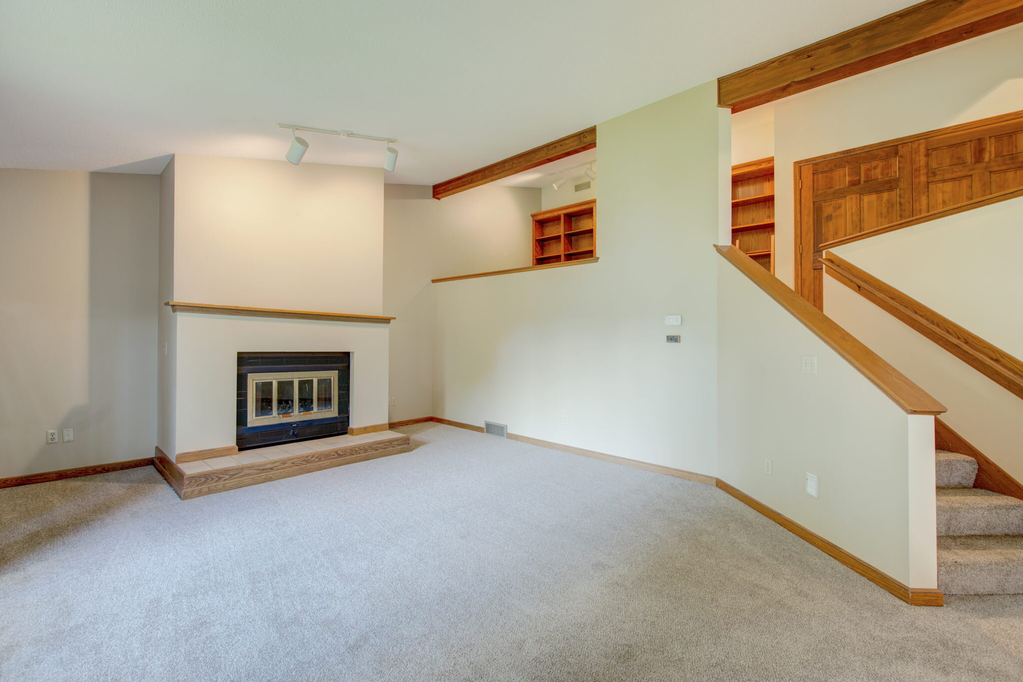 The living room of a Coon Rapids home we bought fast