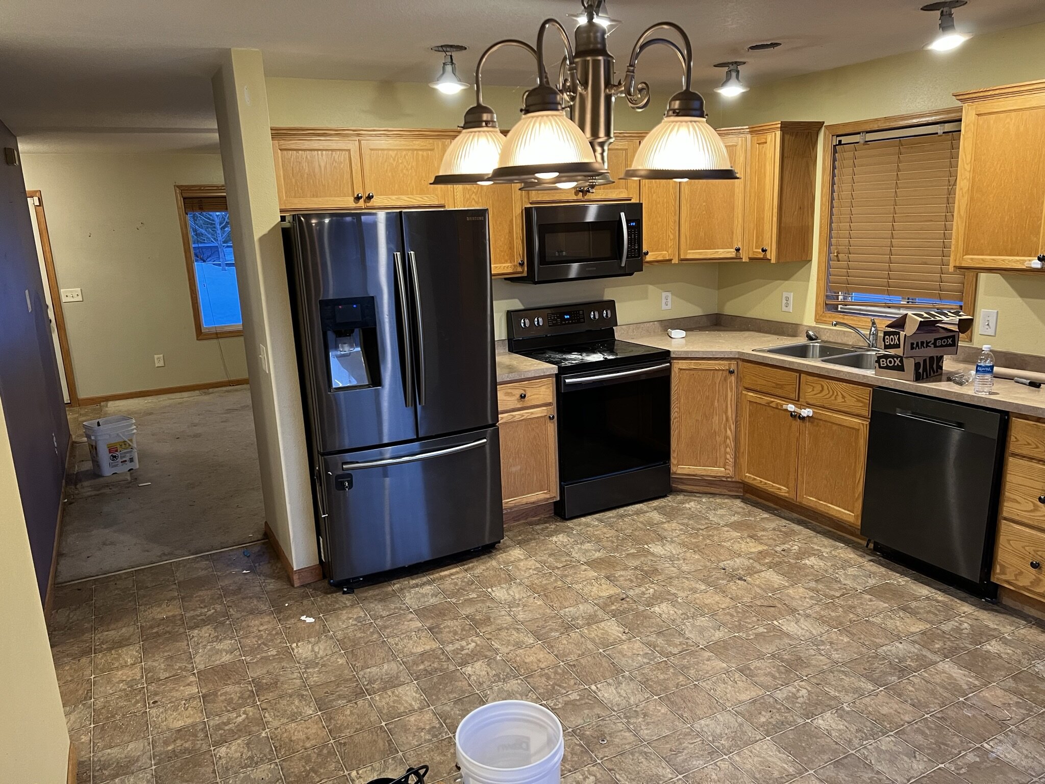 The kitchen of a home in Blaine we bought fast
