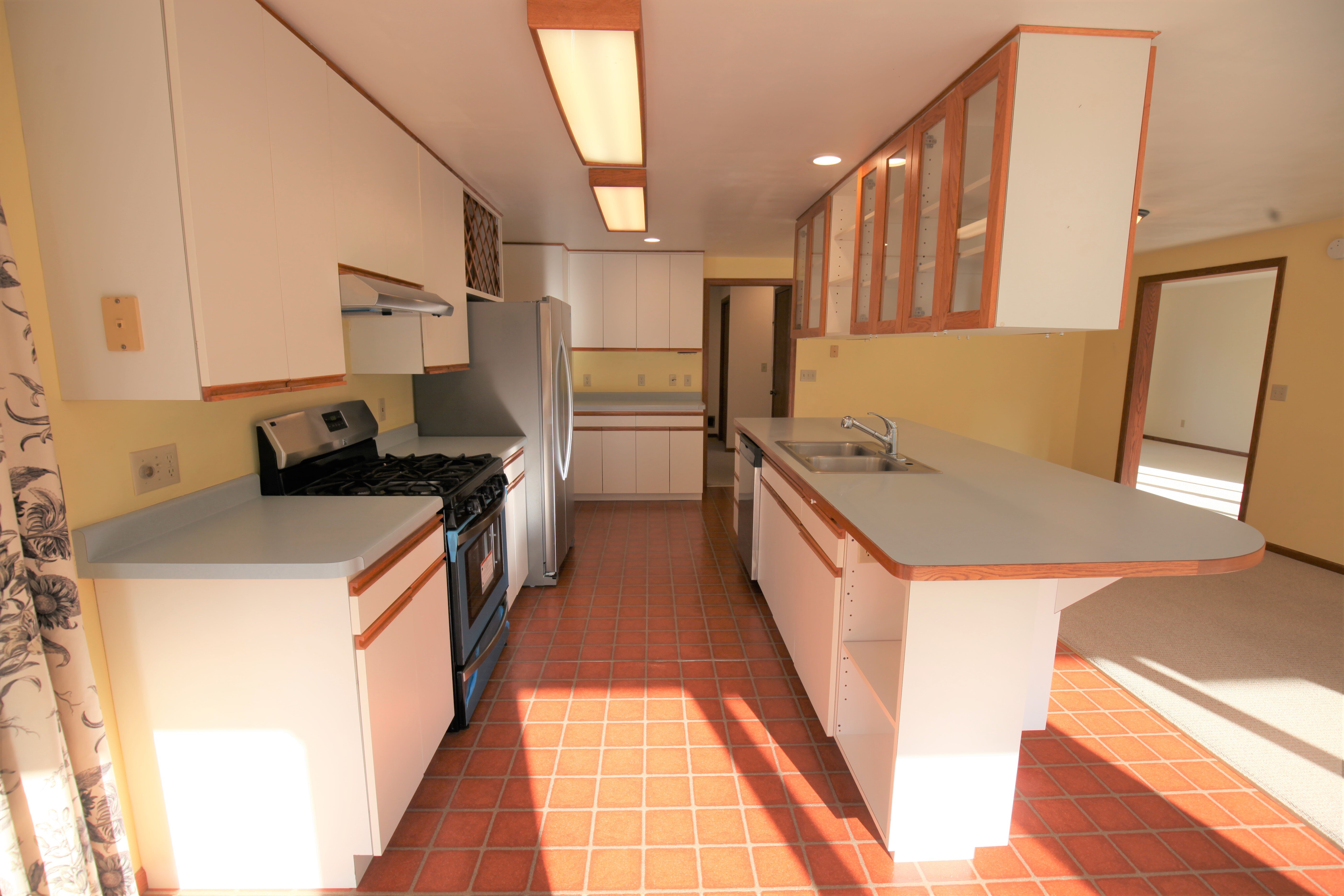 The kitchen of a Columbia Heights home