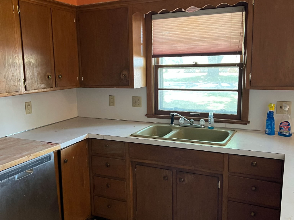 Old Columbia Heights kitchen of a home we bought fast