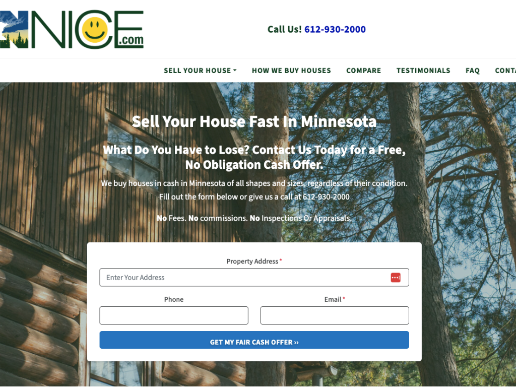 cash offer page