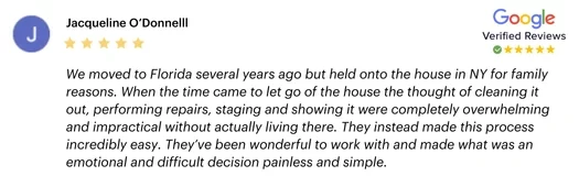 Jacqueline O'Donnell - review card