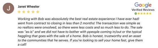 Janet Wheeler - Review Card