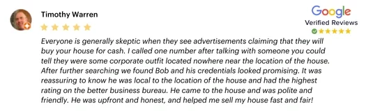 Timothy Warren - Review card