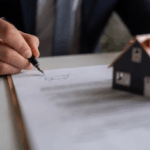 Signing documents for inherited property sale and estate settlement