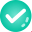 green checkmark