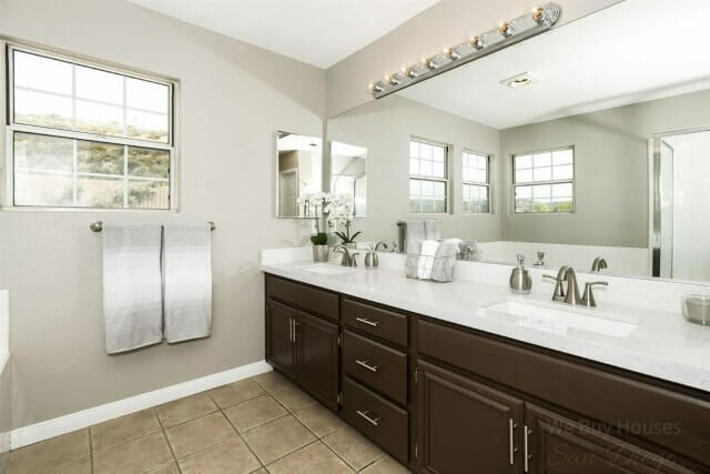 san diego bathroom after home buying
