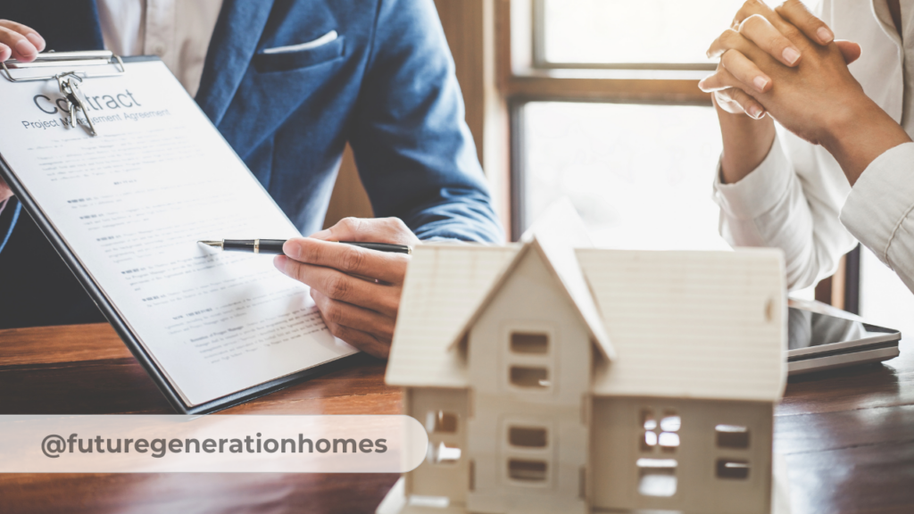Person applying for a loan to buy a house