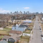 Nashville TN skyline behind a home we bought fast for cash
