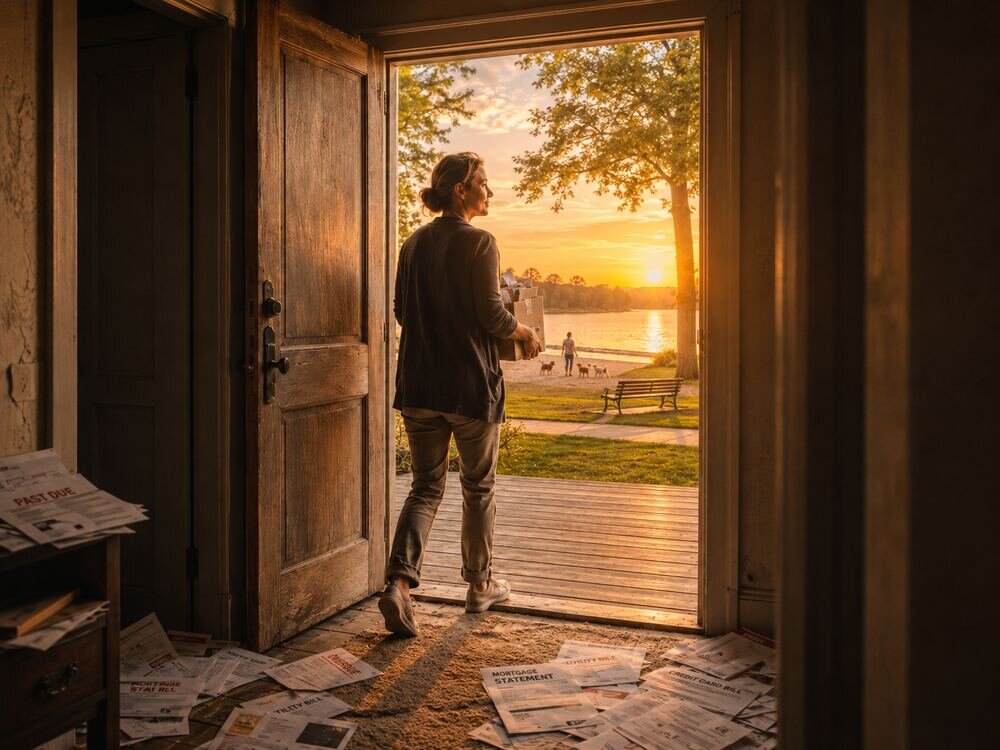 Homeowner stepping out to a fresh start after selling her house