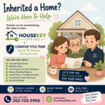 HouseKey Offers representative helping a Florida family understand probate real estate options and title solutions for an inherited home.