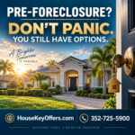 Florida homeowner facing pre-foreclosure receives fast home-selling options from HouseKey Offers Title: