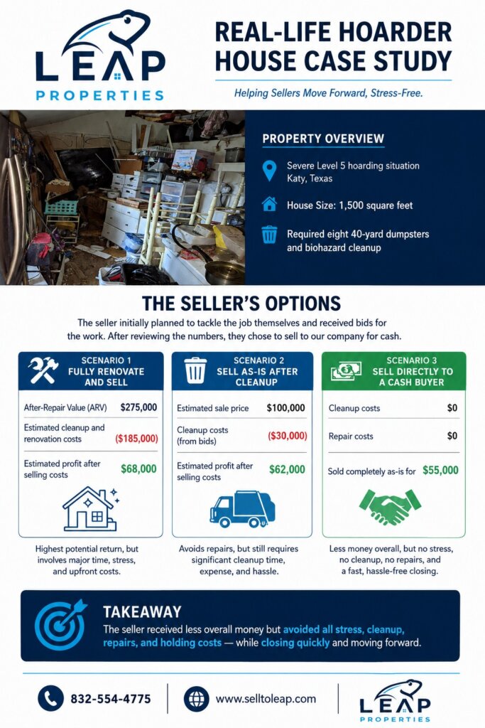 case study on selling texas hoarder house