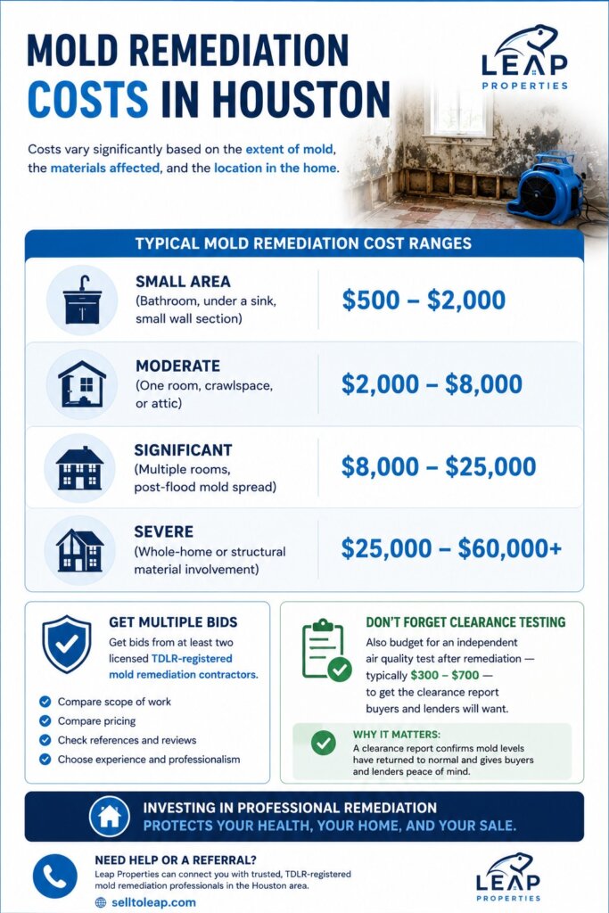 mold remediation costs in houston