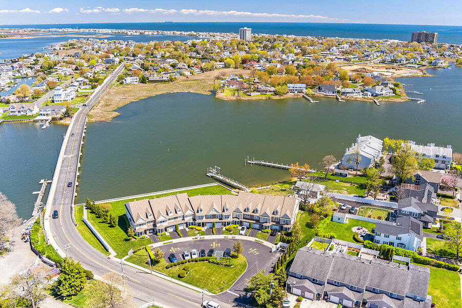 Waterfront Homes along the Manahassett Creek in Long Branch & Monmouth Beach NJ