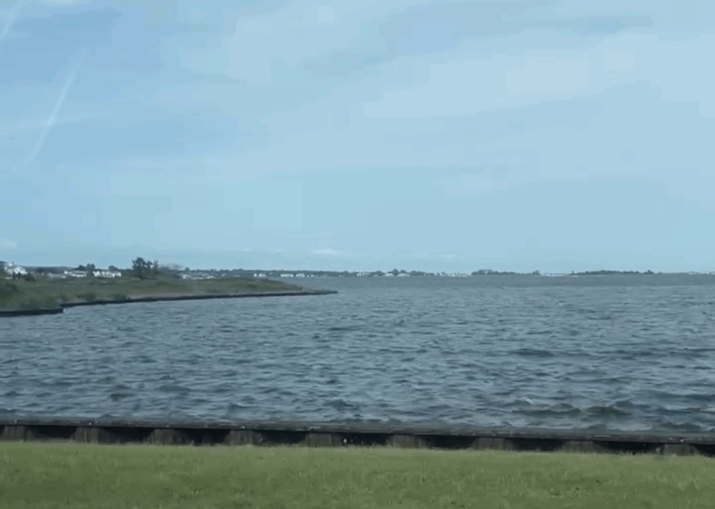 Riverfront homes along the Shrewsbury River in Little Silver, NJ