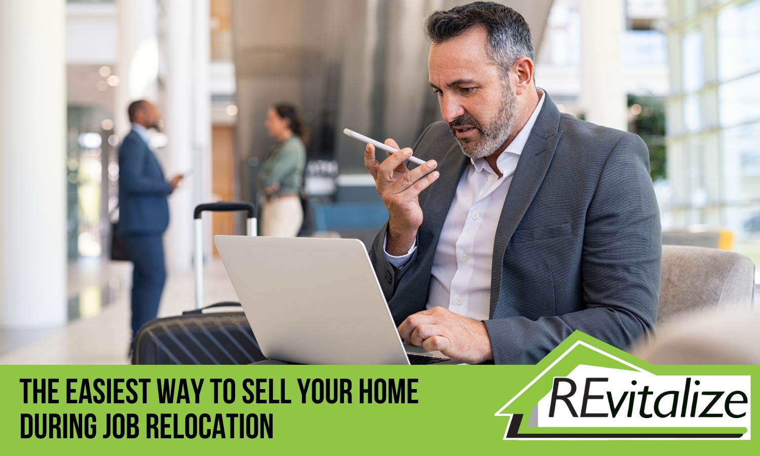 Professional selling his home fast during job relocation using a stress-free cash sale process. Sell your home quickly and hassle-free during job relocation with REvitalize Property Solutions.