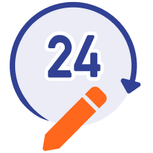 24 hours icon
