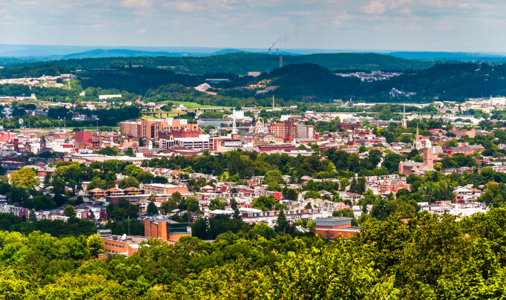 York PA From a Distance