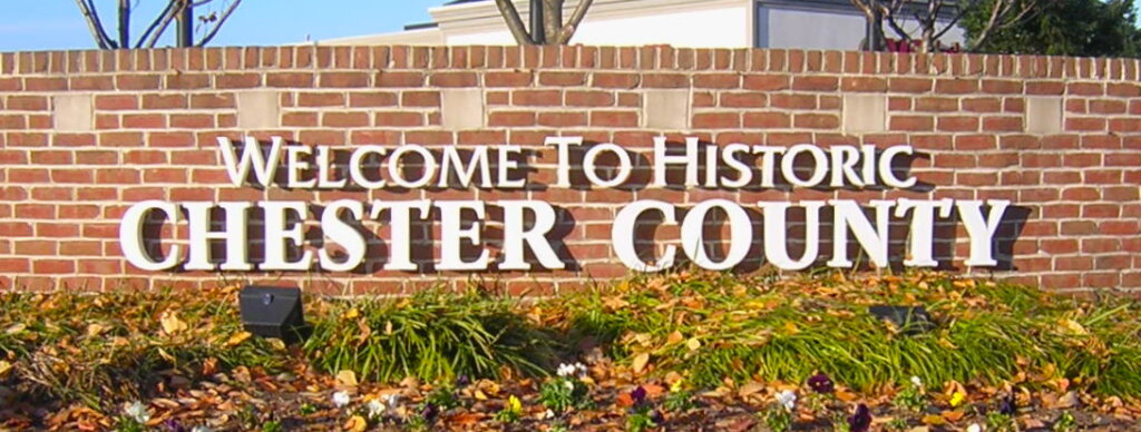 Chester County, PA Welcome Sign