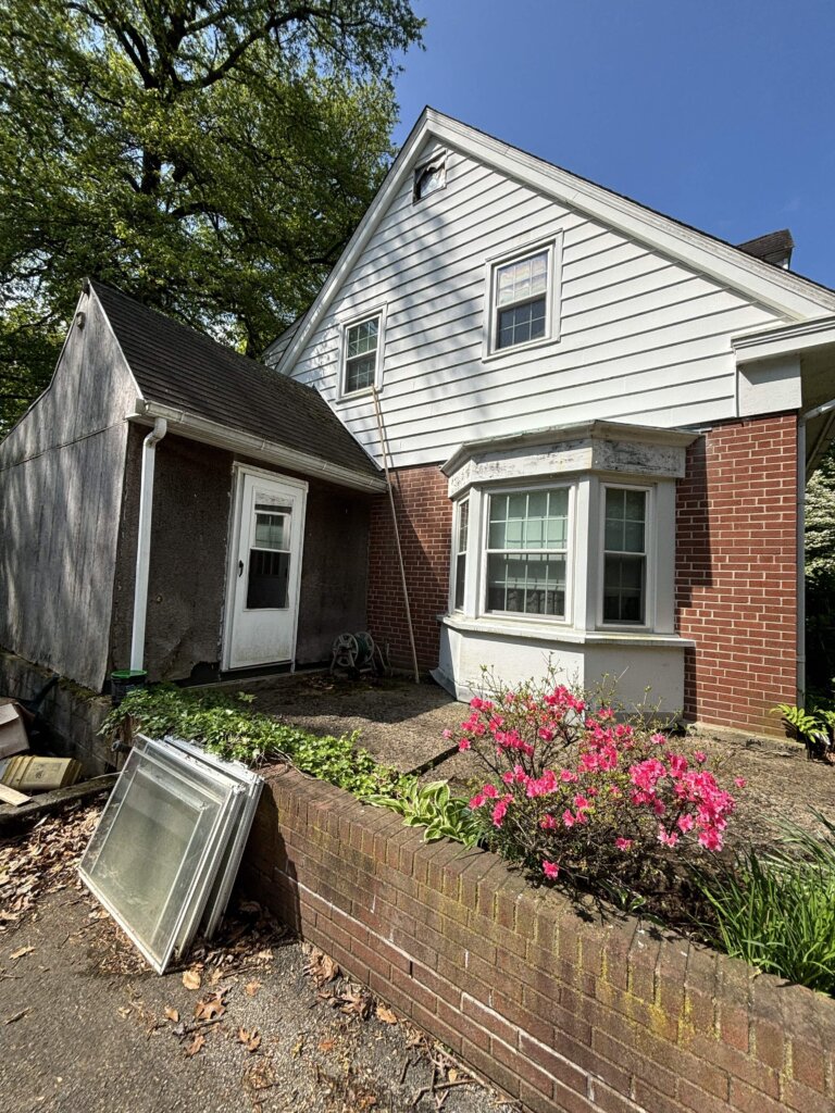 A house in Lancaster, PA with storm damage we helped sell