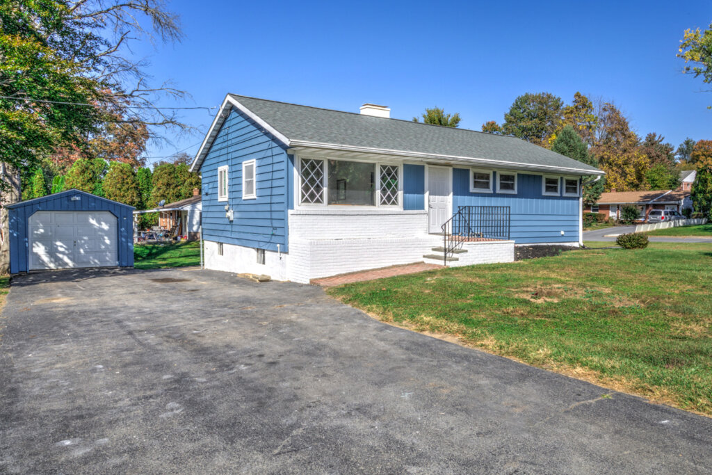 Blue house in Dauphin County that we bought fast