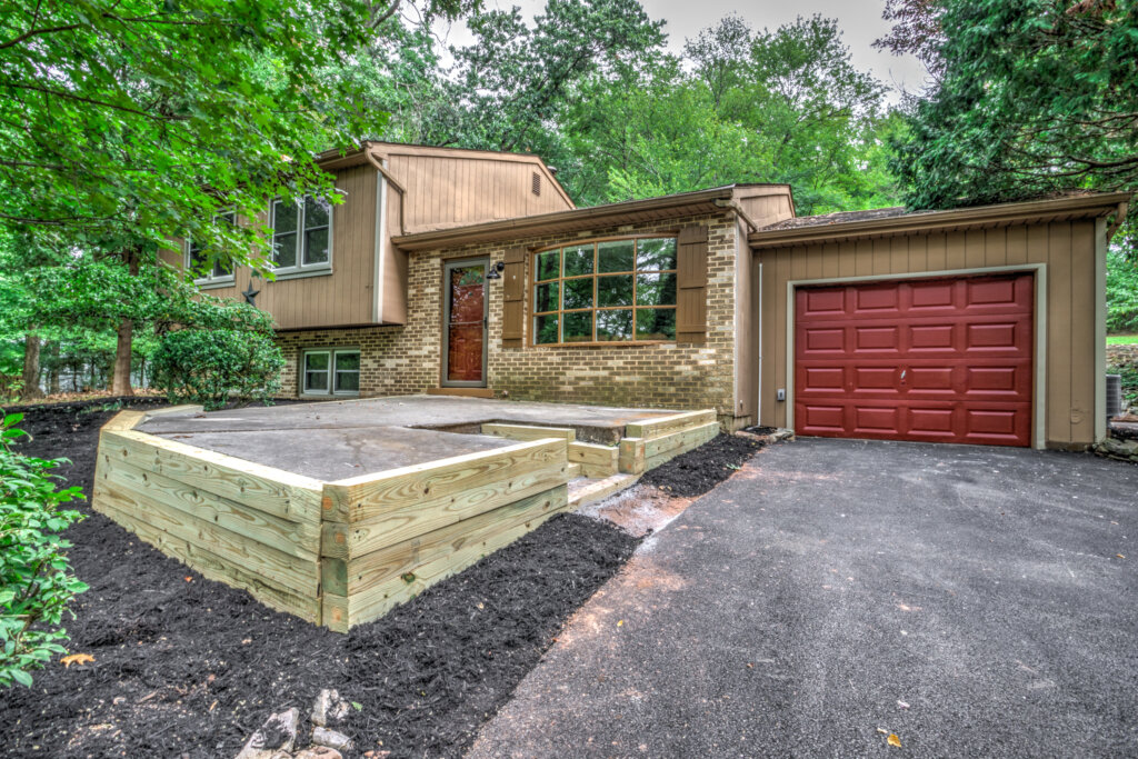 Front of a house in Bucks County we bought due to a unique situation