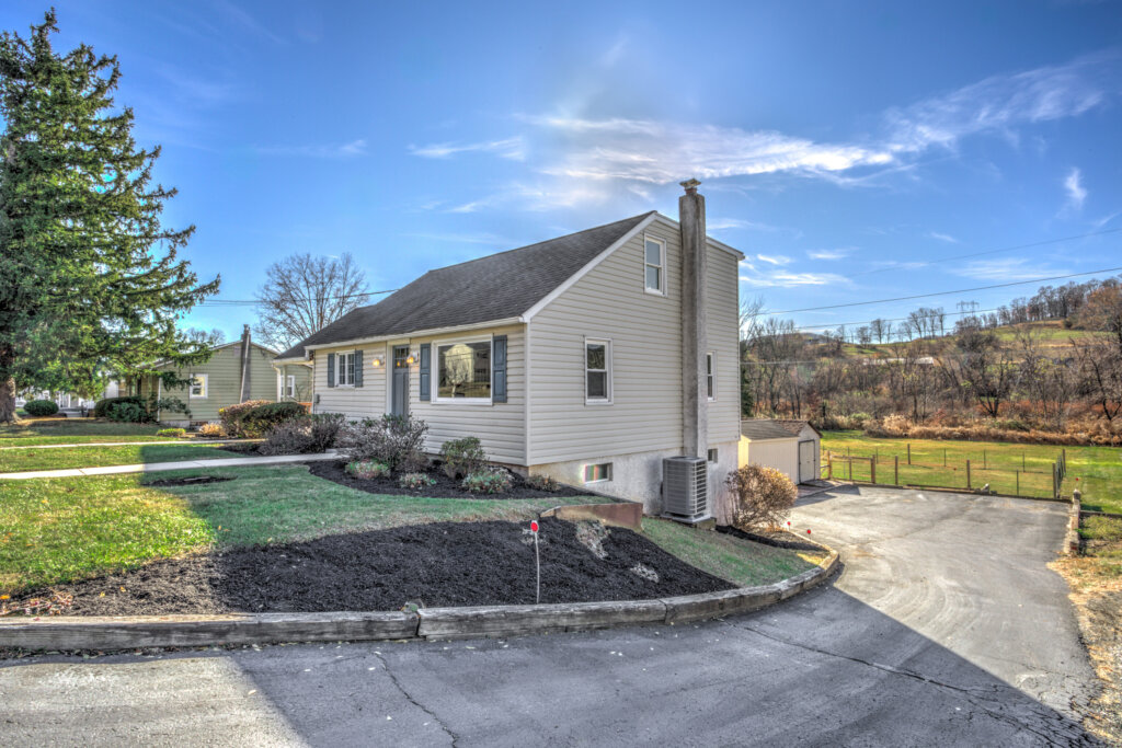 Side view of a home in Cumberland County we bought