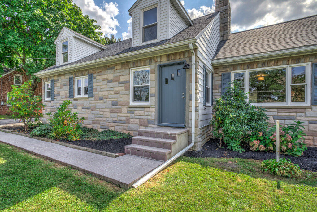 Front of a home in Montgomery County that we bought with cash