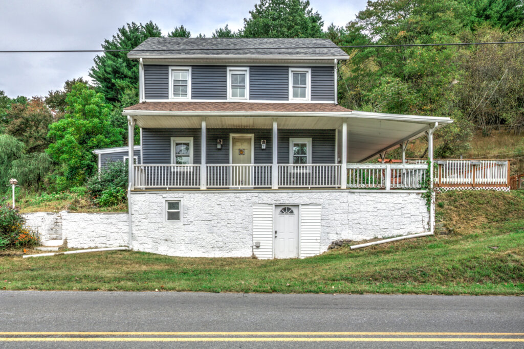 Front of a Montgomery County home we bought