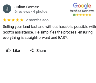 we buy lands for cash
