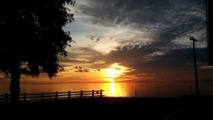 Sunset on the lake