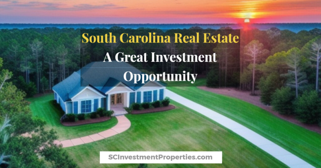 South Carolina Real Estate: A Great Investment Opportunity