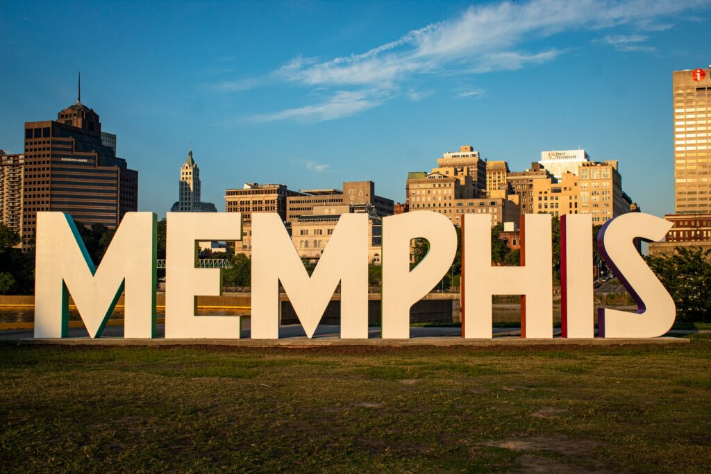 Downtown Memphis sign