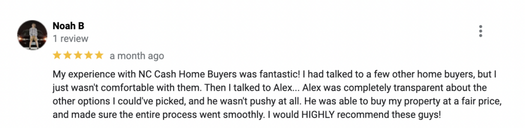 nc cash home buyers review