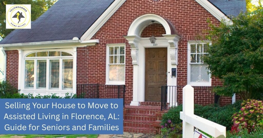 Senior in Florence Alabama selling house to move to assisted living facility
