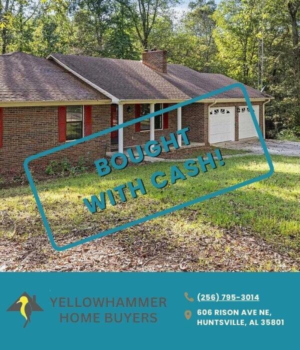 Marshall County Alabama property purchased for cash by Yellowhammer Home Buyers home needed repairs and seller needed fast closing