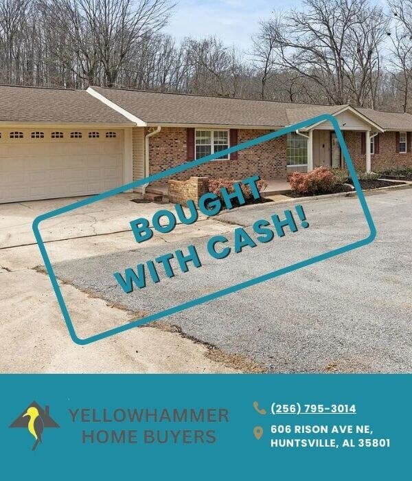 North Alabama property purchased for cash by Yellowhammer Home Buyers foundation repair needed seller needed fast closing