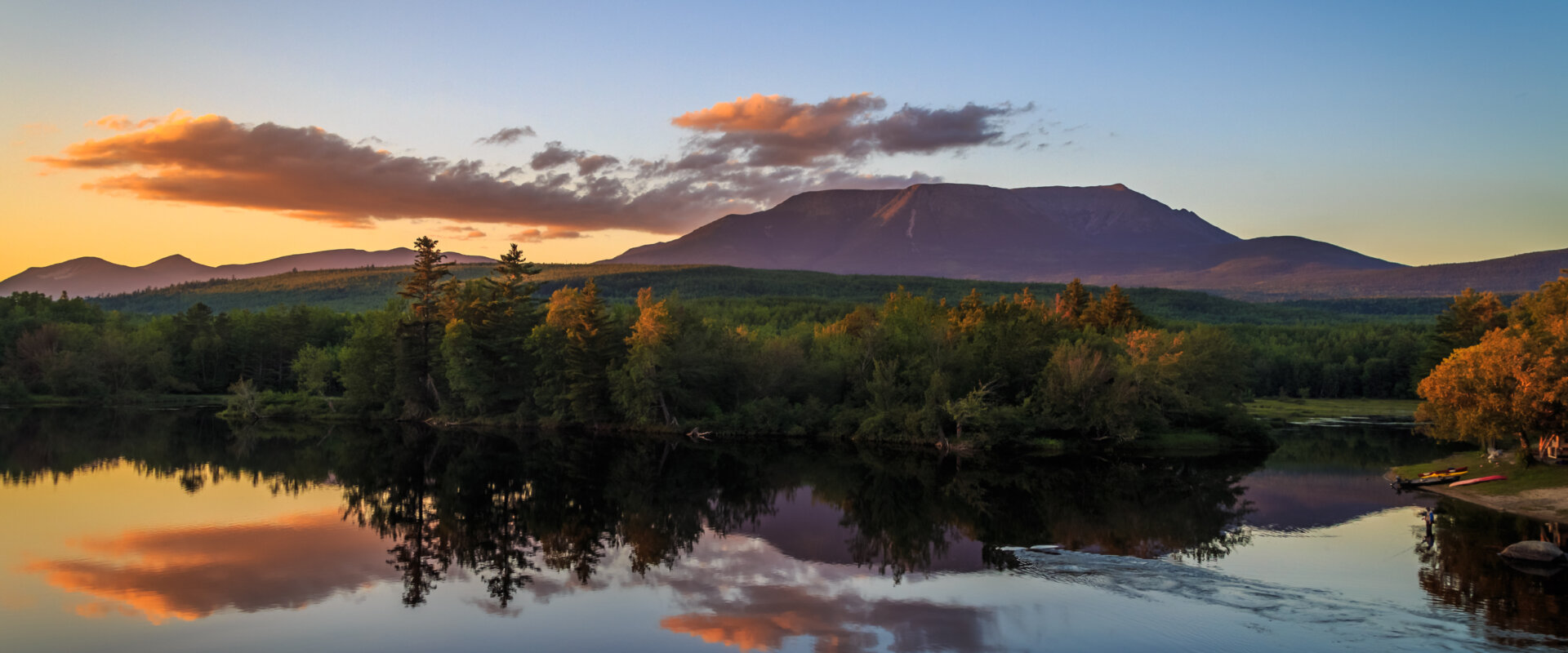Katahdin at sunset