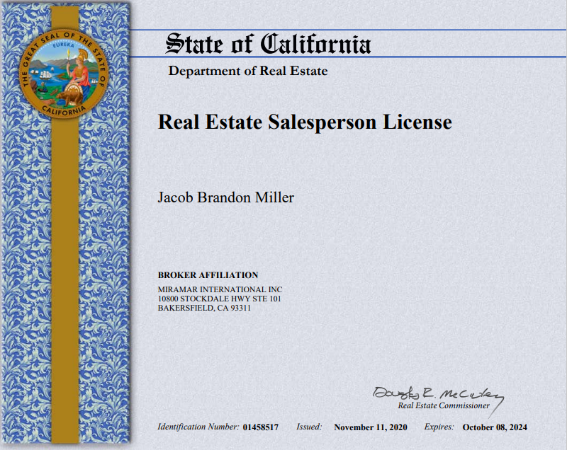 Local Homer Buyer California Real Estate License